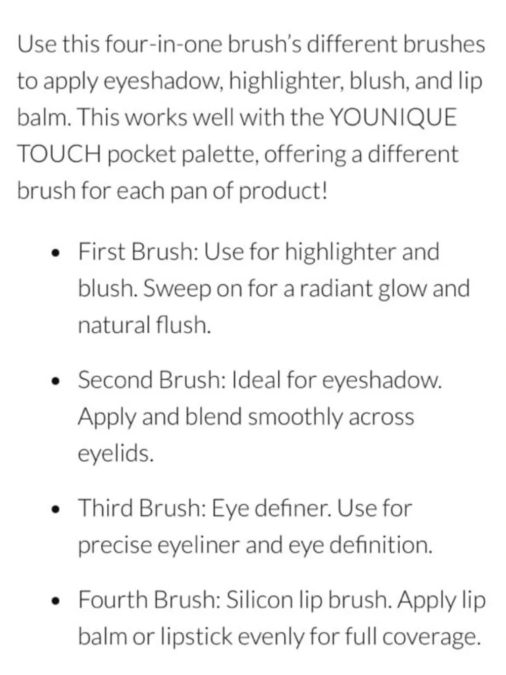 Younique Total Package Brush